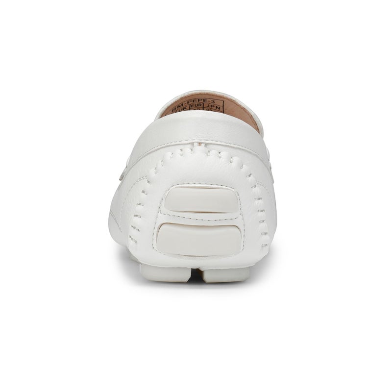Bruno Marc Men's Driving Moccasins Penny Loafers Slip on Loafer Shoes,Size 10.5,White,BM-Pepe-3 - Image 5
